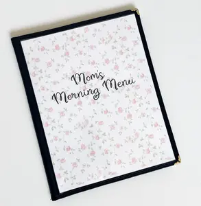 Momʻs Morning Menu with 8 Pages| Mom Planner|Weekly Planner