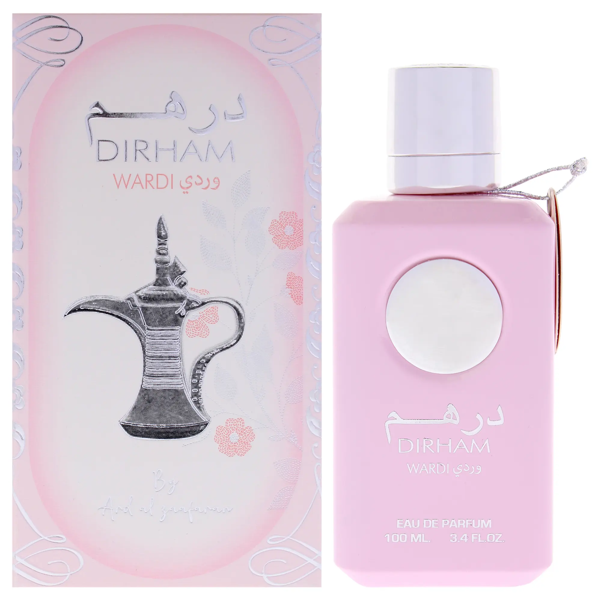 Lattafa Dirham Wardi 3.4oz EDP – Lush Damask Rose & Sweet Vanilla | The Ultimate Romantic Unisex Fragrance