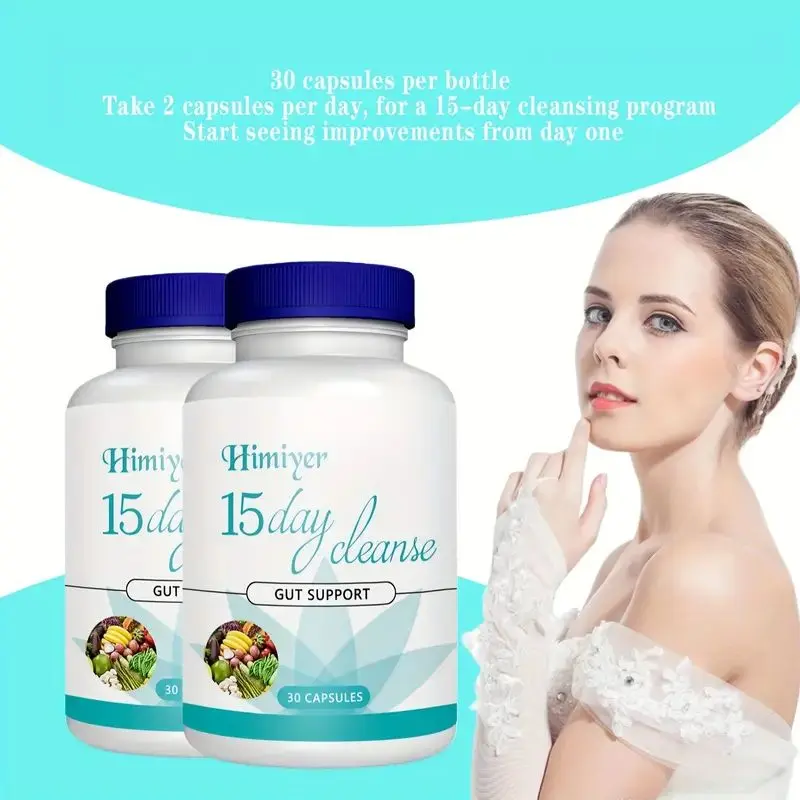 15 Day Cleanse-30 Capsules Per Bottle, 2 Capsules Per Day, A 15-day Cleansing Program - Every Day From The First Day Is A Day Of Improvement
