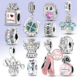 New 2026 Charm Hot Sales 925 Silver Original Charms Beads Fit Pendant Charm Bracelet Dangle for Women DIY Fine Jewelry Making Gift for love