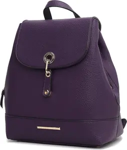 Backpack for Women Vegan Leather Bookbag Top Handle Bag Lady Pocketbook Travel bag by Mia