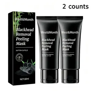 【Buy 1 Get 1】Blackhead Bamboo Charcoal Balm Mask with Hyaluronic Acid & Aloe Vera, Moisturizing Hydrating Face Cleanser, Reduces Pore Size, Gentle Cleansing Exfoliating Treatment, Blackhead Remover Mask, Hydrate, Mild