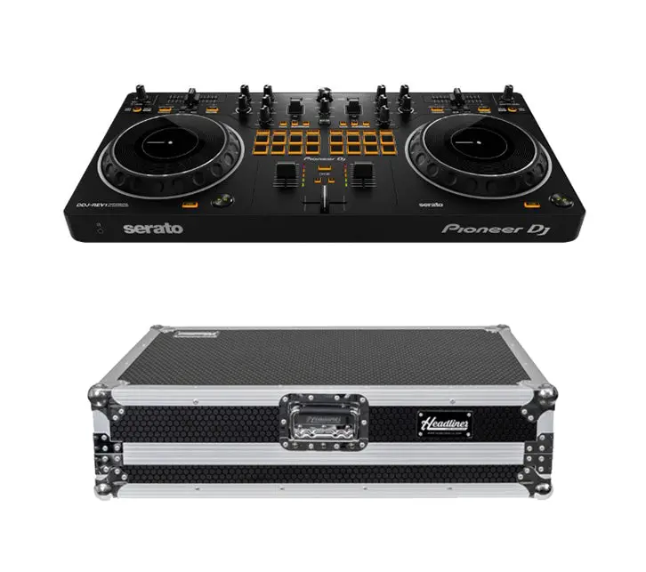 Pioneer DJ DDJ-REV5 DJ Controller + Headliner DJ Controller Flight Case