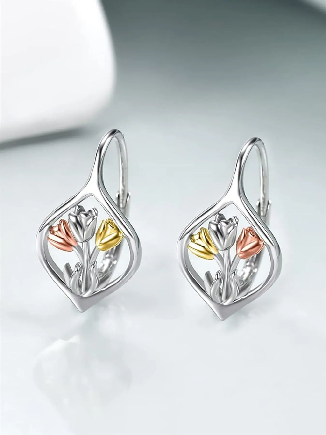 1 Pair Charm Drop Earrings For Women For Wedding Engagement Anniversary Jewelry Valentine's Day Gift