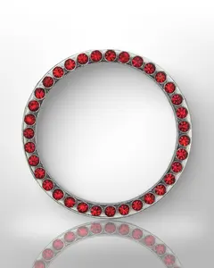 Start/Stop Button Bling Ring - Red