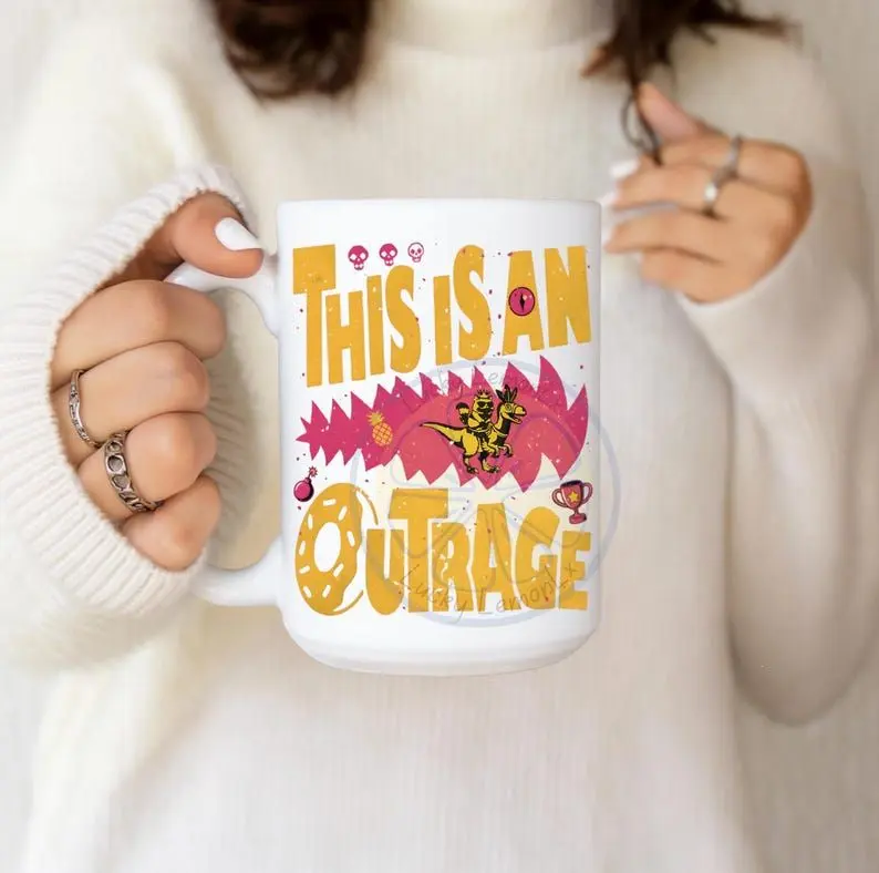 This Is An Outrage Dungeon Crawler Carl Mug, Princess Outrage Cup, Mongo Is Appalled,Book Lover Gift