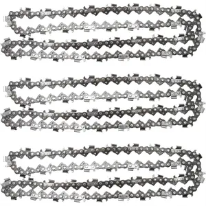 3 Pack 20" Chainsaw Chain 325" Pitch 058 Gauge 76DL Replacement for Blue Max 53543 8901 8902 Replacement for Husqvarna Stihl Poulan Craftsman Chainsaws