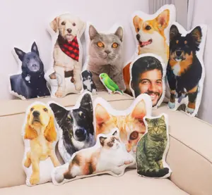 Custom Pet Pillow from Photo, Personalized Dog Pillow, Cat Pillow, Stuffed Animal Pillow, Pet Shaped Pillow, Cushion Gift for Pet Lovers