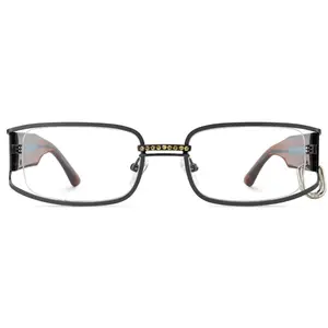 Riff Gray Rectangle Glasses