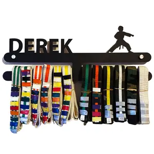 Personalized Karate belt holder