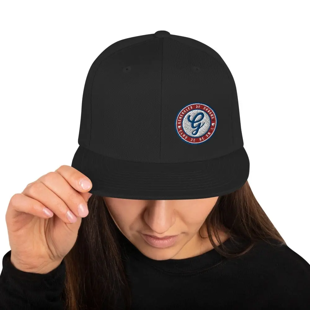 Generales de Durango Classic Snapback Hat, Dark Navy, One Size