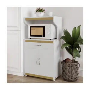 Lavish Home Microwave Stand with Storage Rolling Cabinet Lavish Home Microwave Stand with Storage Rolling Cabinet