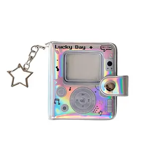 1pc Unique Glossy Star Fan Photo Album, 2 Inch ID Card Holder, Shiny Keychain Pendant, Graduation Gift, Various Festival Gifts