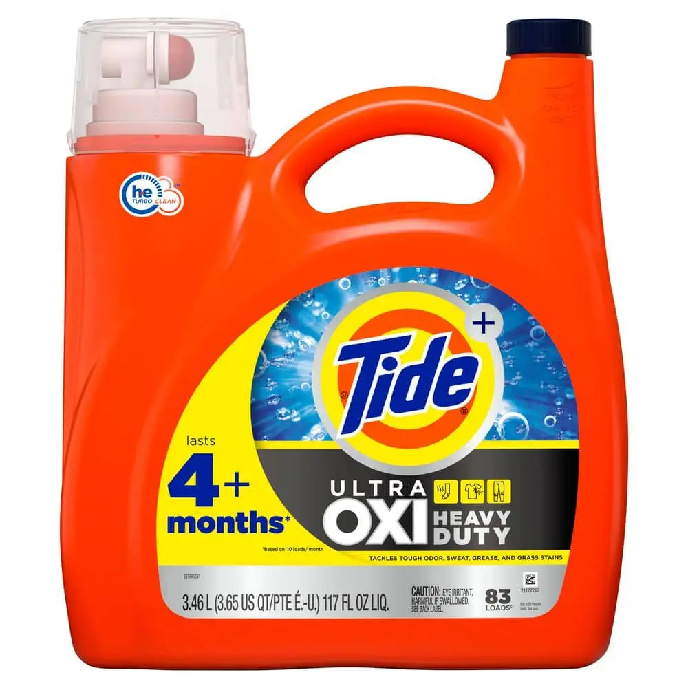 117 oz. HE Ultra Oxi Original Scent Liquid Laundry Detergent (83-Loads)