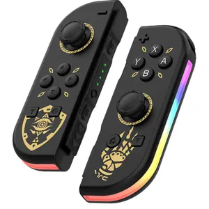 Wireless Controller for Game Handheld Controllers, Compatible with Switch Lite Oled, Dual Vibration Function, Cool Replacement Accessory