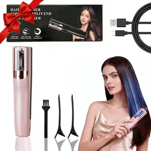 Fully Automatic Electric Hair Clipper, Multifunctional Type-C Rechargeable, Hair Split End Trimmer, Barber Kit, Hair Styling Tools, Hair Strengthening Care, Holiday Gift, Styling Set