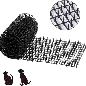 Cat Scat Mat with Spikes, Cat Repellent Mat, Anti-Cat Prickle Strips, Digging Stopper, Outdoor PP Plastic