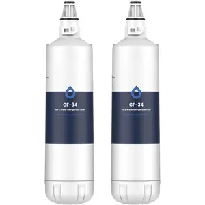 7012333 Ice Maker Water Filter, Compatible With Sub-Zero 7012333 Water Filter, UC-15 Ice Maker Water Filter Replacement, Manitowoc K00374 (2 Pack),White,GF34