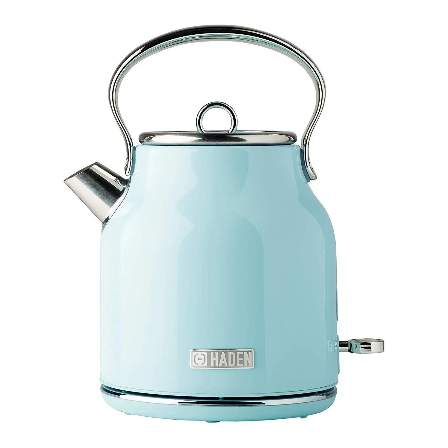 Haden Heritage 1.7 Liter Stainless Steel Body Retro Electric Kettle, Turquoise Haden Heritage 1.7 Liter Stainless Steel Body Retro Electric Kettle, Turquoise