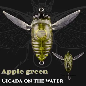 fishingequipments Topwater Bait，Insect cicada bionic bait on water surface, insect bait, lure fishing.