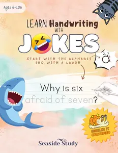 Learn Handwriting With Jokes: A Fun Alphabet and Word Tracing Practice for Elementary Kids Print and Penmanship Writing Drills Lettering Wo