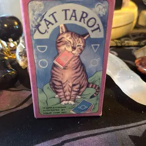 Cat Themed Tarot Deck – Mystical Feline Divination Cards