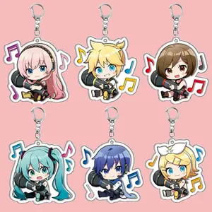 Anime GOODS Acrylic Keychain cute y2k Hatsune keychain for bag keys car key bag backpack collection display accessories