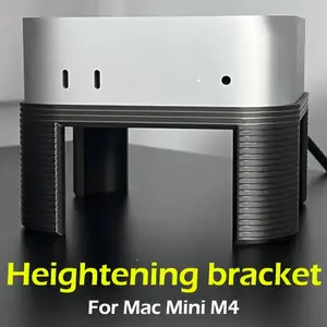 heightening bracket for Mac Mini M4, digital accessories, Mac mini M4 accessories, desktop rack, storage base, Computer Stand