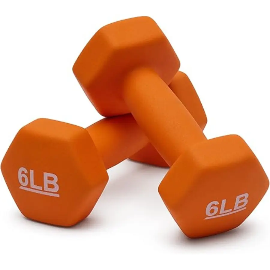 Neoprene Dumbbell Hand Weights for Exercise & Strength Training