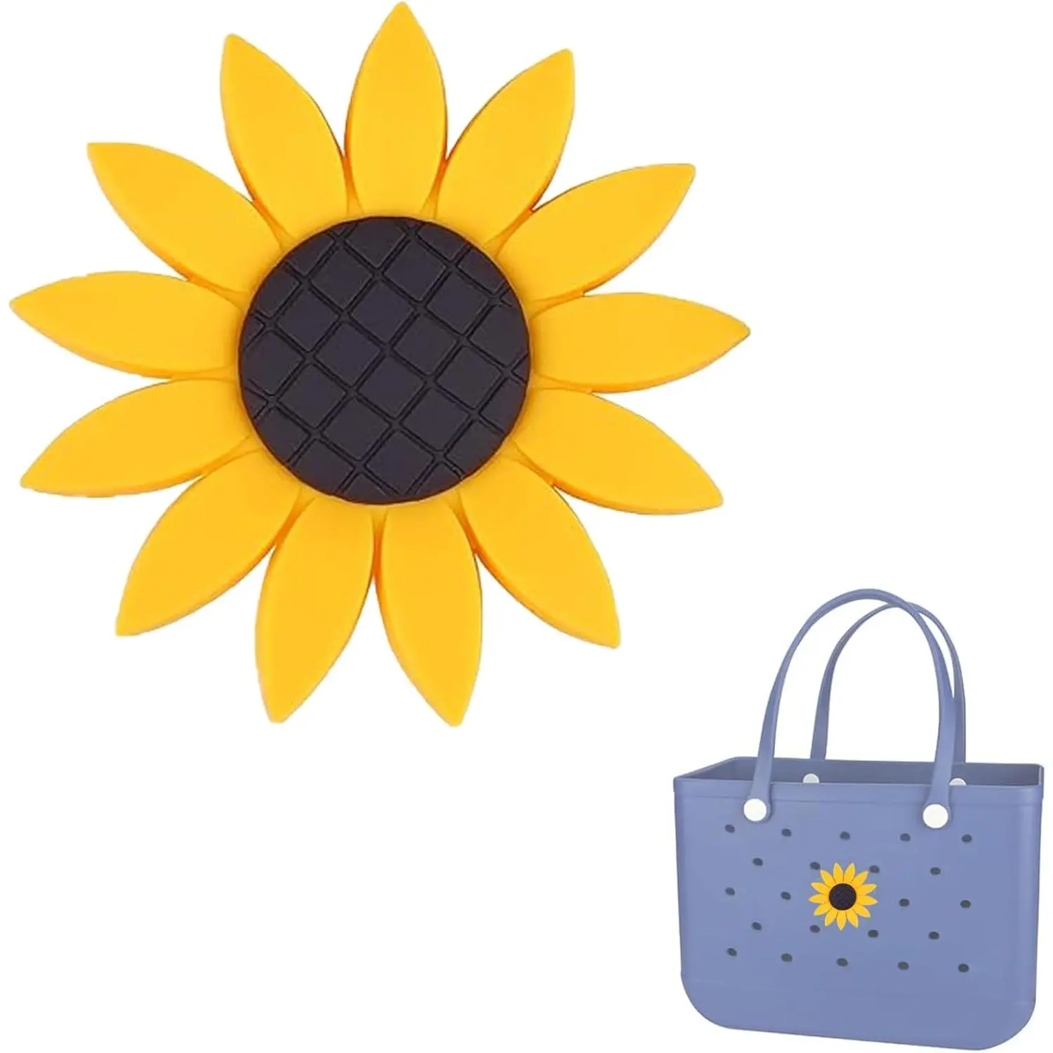 h-39 Charms for Bogg Bag Accessories, Bogg Bag Charms for Beach Tote Rubber Beach Bag Accessories,Insert Decorative Letter for Handbag Beach Tote Bag
