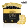 Maskiss 24K Gold Under Eye Patches - 25 Pairs, Hyaluronic Collagen Eye Pads with Serum, Soothing Brightening Skincare for Dark Circles, Puffiness, Fine Lines, Anti-Aging Treatment for Women