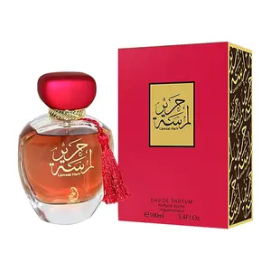 Arabiyat Lamsat Harir Eau De Parfum 3.4FL.OZ For Women White Floral Woody Powdery Patchouli Arabian Perfume High Quality Fragrance
