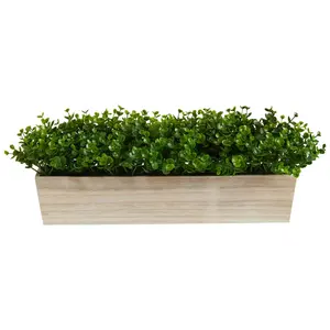 Nearly Natural 19" Eucalyptus Plant in Decorative Planter