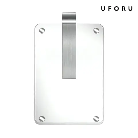 UFORU 2pc Vertical Acrylic Glass Car Photo Holder Set, Easy Install Universal Acrylic Snap Clips, Holds 6x9cm/2.36*3.54in Photos, DIY Customizable Car Decor, Ideal Valentine's Day Gift for Couples