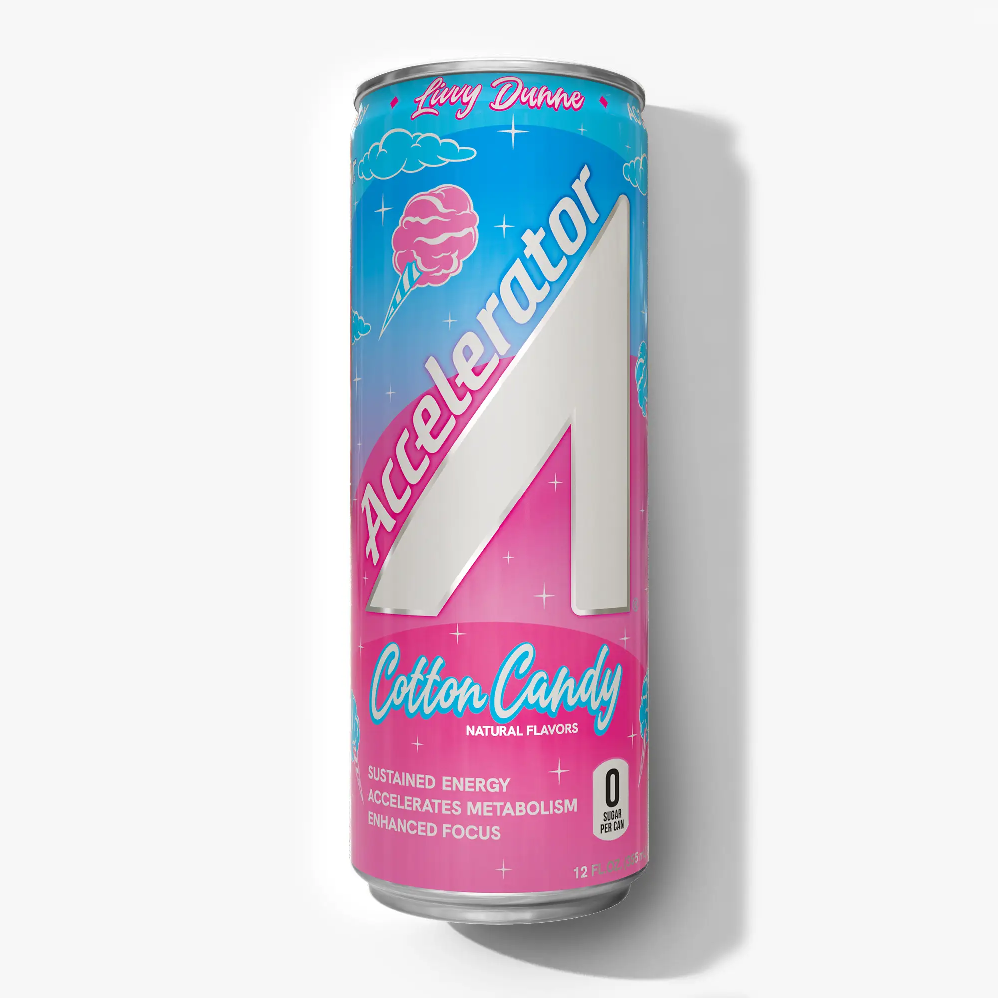 ACCELERATOR ACTIVE ENERGY COTTON CANDY 12 ct / 12oz Flavor Beverage