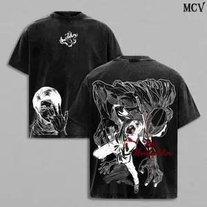 JJK Yuta Okkotsu Culling Game Anime Graphic Tee | Double Printed Vintage Washed Oversized T-Shirt | Rika Cursed Spirit Heavy Cotton Y2K Streetwear