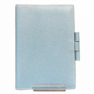 Pre-owned HERMÈS Calfskin Small Leather Goods Agenda GM Vea Epsom Notebook Cover