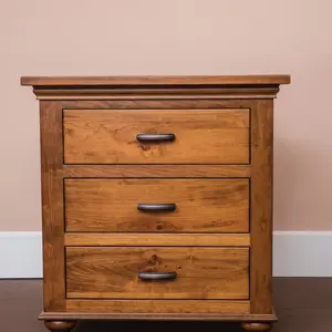 Sunbury  3 Drawer Nightstand - Handmade