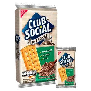 Club Social Integral Pack | Whole Wheat Crackers, Light & Savory Snack Multipack