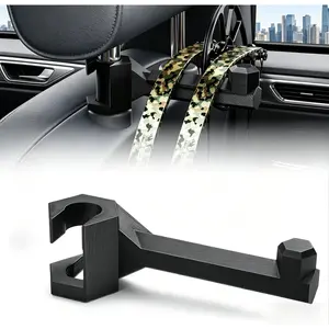 Universal Bow Hanger for Car, SUV & Truck | Headrest Mount Holder | Practical Storage Hook for Hunting & Archery Transport