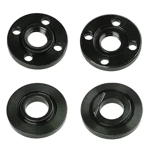 Set of 4 Grinder Flange Replacement Parts, 5/8"-11 Thread Grinder Nuts, Durable Angle Grinder Accessories Compatible with DeWalt, Milwaukee, Ryobi, Makita Power Tools