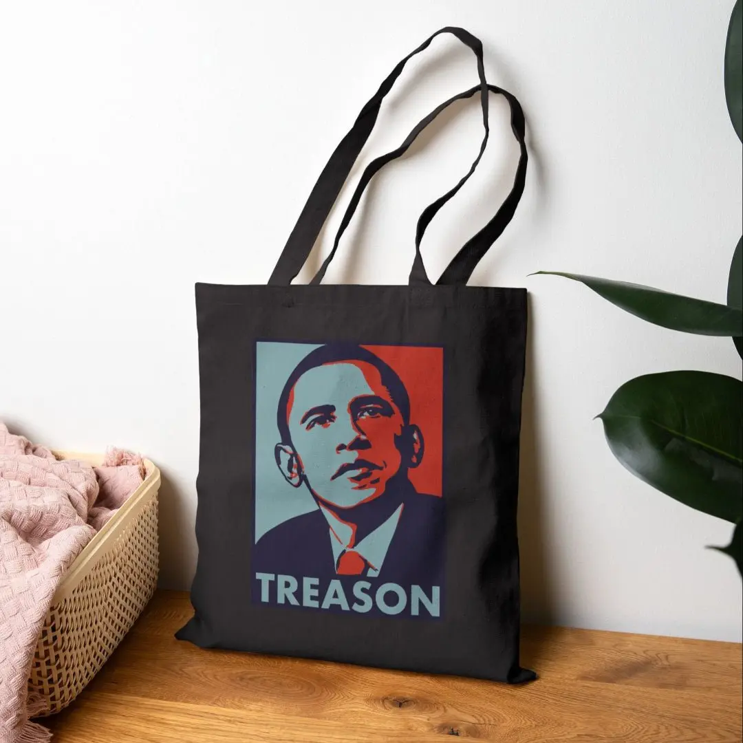 Obama Treason Canvas Tote Bag