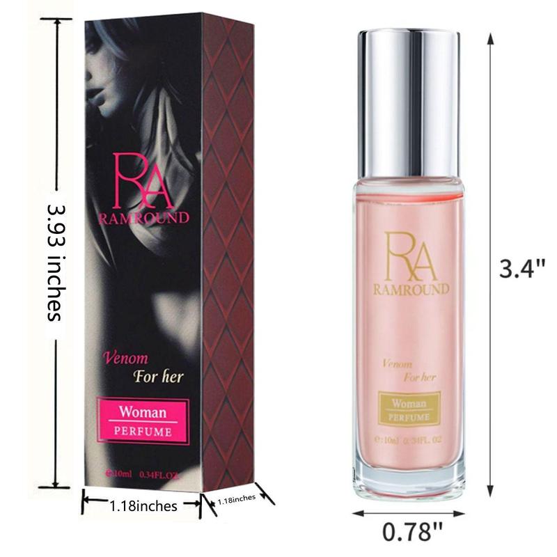 Unisex Pheromone Rollerball Perfume 10ml, Long Lasting Seductive Fragrance, Clean Skin-Safe Formula, 8-Hour Mood Boosting Scent, Portable Roll-On Oil for Dating, Travel, Daily Confidence & Romantic Moments