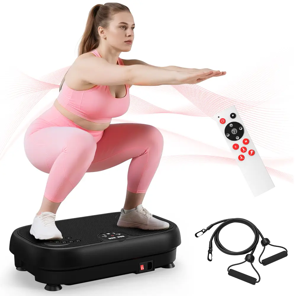 Relife Sports Vibration Plate for Lymphatic Drainage Magnetic Foot Massage Injury Rehabilitation Plate Exercise Body Workout for Women,Capacity Weight