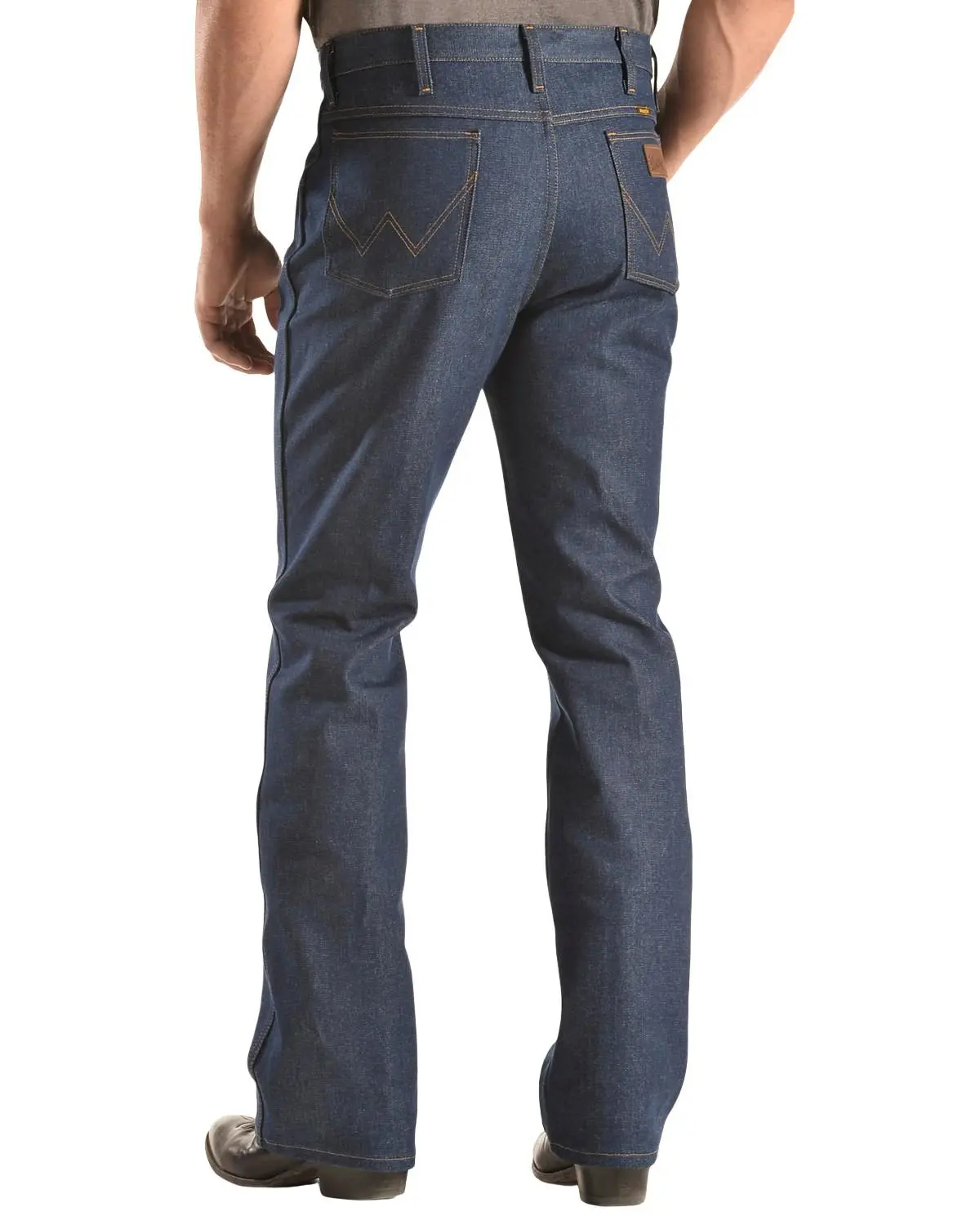 Wrangler Men's 935 Rigid Cowboy Cut Slim Bootcut Jeans - 0935Nav Wrangler Men's 935 Rigid Cowboy Cut Slim Bootcut Jeans - 0935Nav