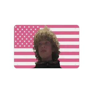 Nelson Neumann Printed Metal Painting for Garage, Home, Cafe, Bar, Bathroom Wall Decoration Premium Sign 8x12 In