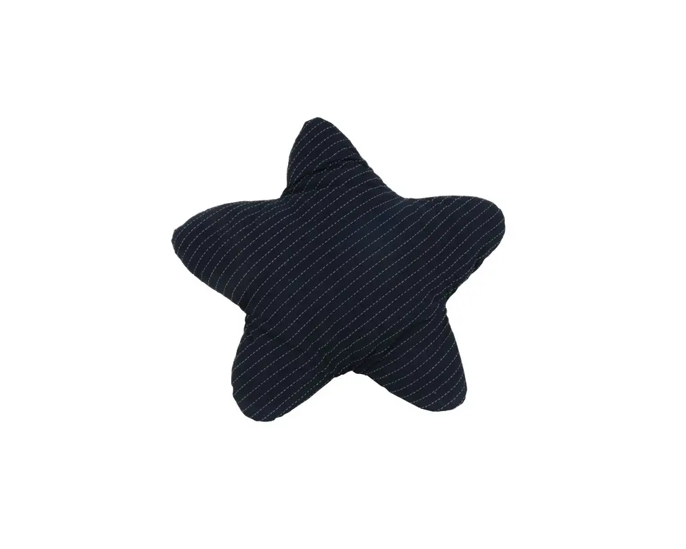 HomeRoots 402232 Handmade 3D Starfish Decorative Throw Pillows (12x12x4.5 in) - Soft Blue Soft Texture Coastal Decor 2-Piece Set, Indoor Use Accents for Sofa, Bed, Tropical