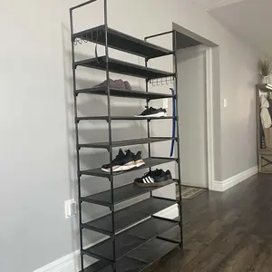Kitsure Shoe Rack - 3-10-Tier Shoe Organizer with Side Handles for Closet Entryway Bedroom Easy Assembly Storage Shelf for Versatile Placement