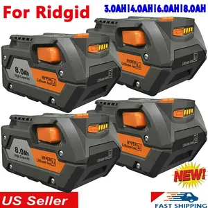 New Genuine Battery for Ridgid R840085 6/8Ah Lithium Battery Rigid 18V R840087 To