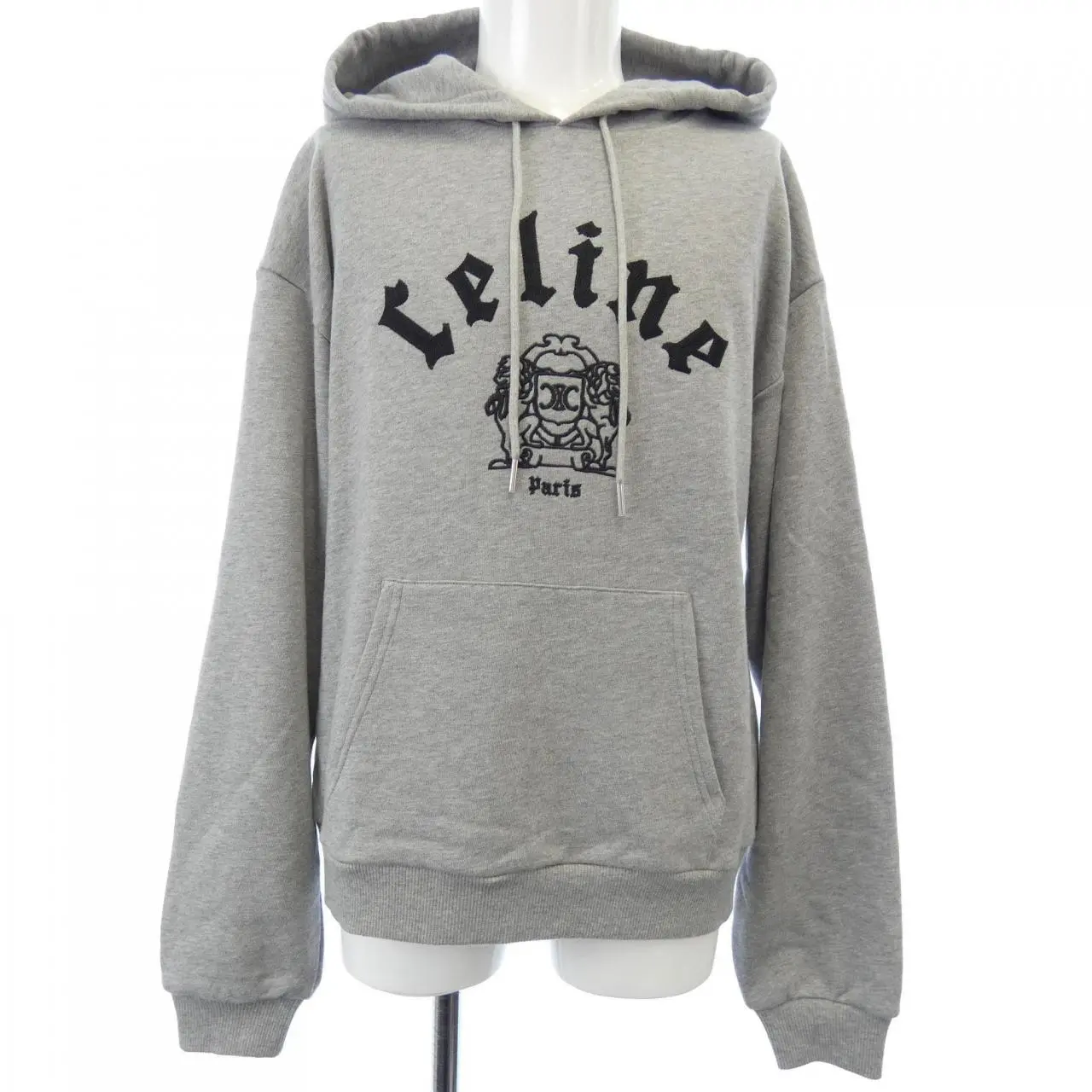 Pre-owned Celine Cotton Small Leather Goods Hoodie